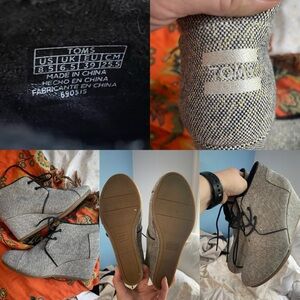 Tom’s sz 8.5 Wedges